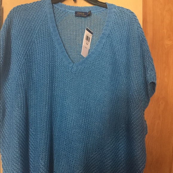 Polo Ralph Lauren Top Size- M Color Blue - Picture 1 of 2